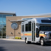 BRITE – 5-24-2018-1082 BRITE Bus parked on Blue Ridge Community College's campus