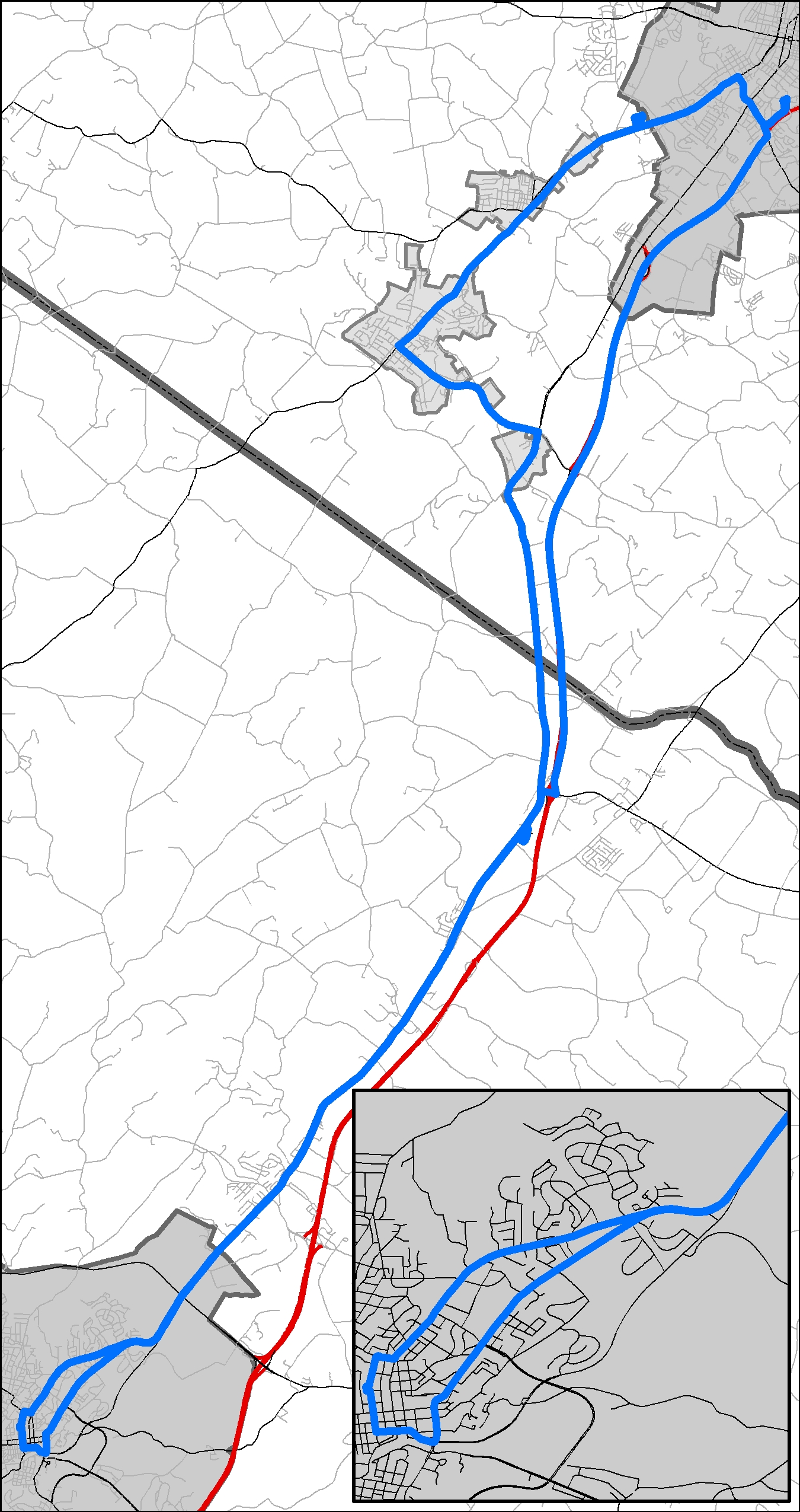 BRCC Bus Route Map BRCC bus route map